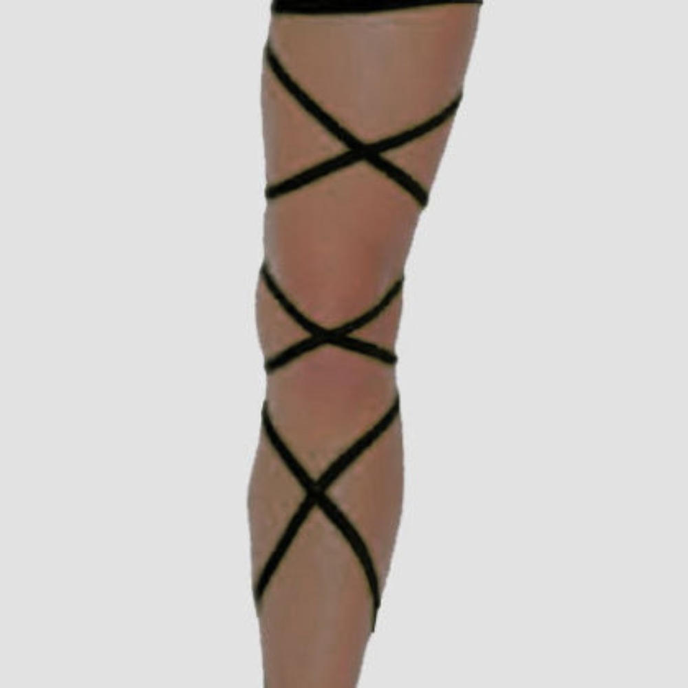 RAVE LEG WRAPS - Dance Party Festival Wear PLUR - Picture 1 of 4